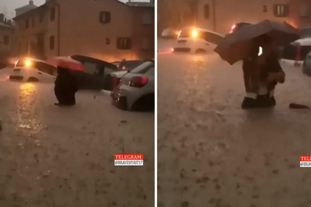 APOKALIPTIČNE SCENE U ITALIJI: Poplave odnele 7 života, ljudi do pojasa u vodi, nestalo i DETE! (VIDEO)