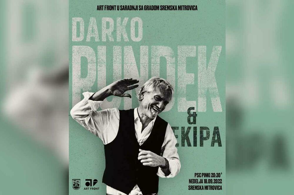 DARKO RUNDEK U NEDELJU U SREMSKOJ MITROVICI: Jedini BESPLATNI koncert na turneji čuvenog muzičara