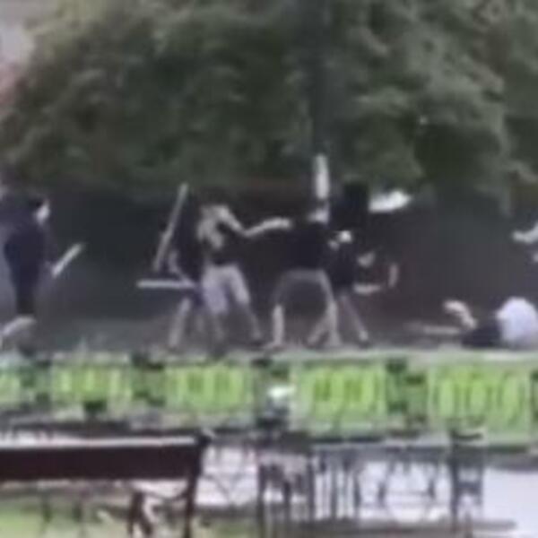 STRAVA I UŽAS! Tuča "Delija" i "Grobara"! Štangle i nemilosrdno iživljavanje, RODITELJE BEŽE SA DECOM! (VIDEO)