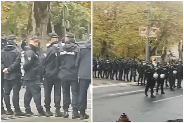 POLICIJSKI KORDON VEĆ POSTAVLJEN DUŽ BULEVARA KRALJA ALEKSANDRA: Ovo je trenutna situacija kod Tašmajdana (VIDEO)