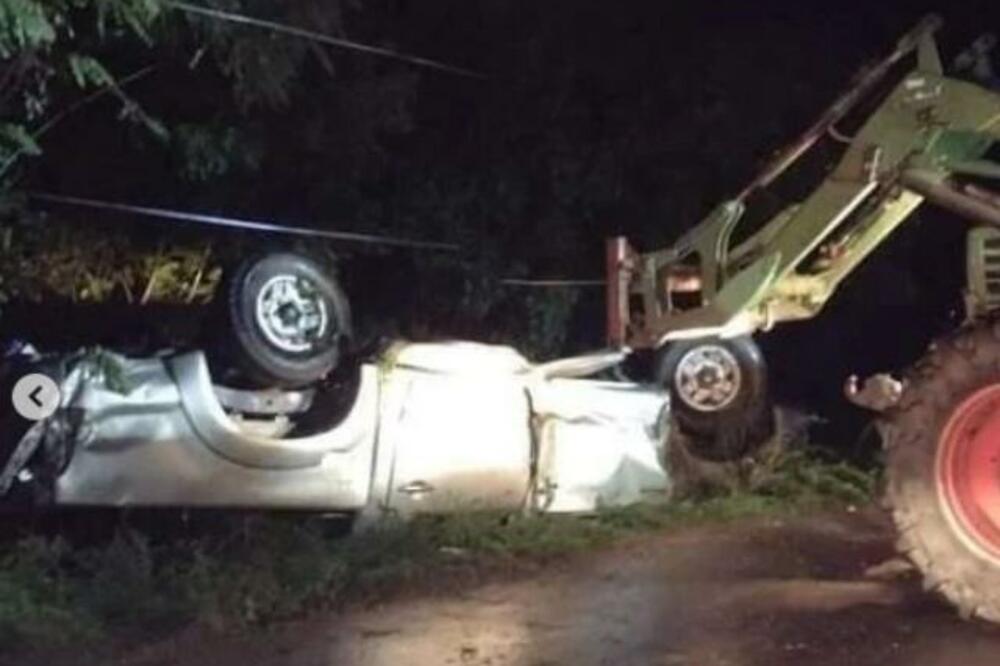 TEŠKA NESREĆA KOD PETROVCA NA MLAVI: Vozač kamioneta na mestu POGINUO (FOTO)