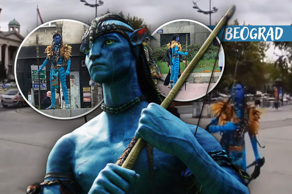 BEOGRADSKI "AVATAR" NAPRAVIO HAOS U CENTRU: Pogledajte samo ŠTA RADI, građani u ČUDU! (FOTO)(VIDEO)