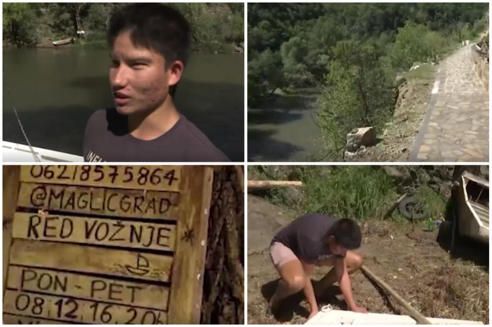 KOLUMBIJAC NIKOLA IMA 19 GODINA I VOZI SKELU DO MAGLIČA: On je jedan od volontera koji grade kamp (FOTO)