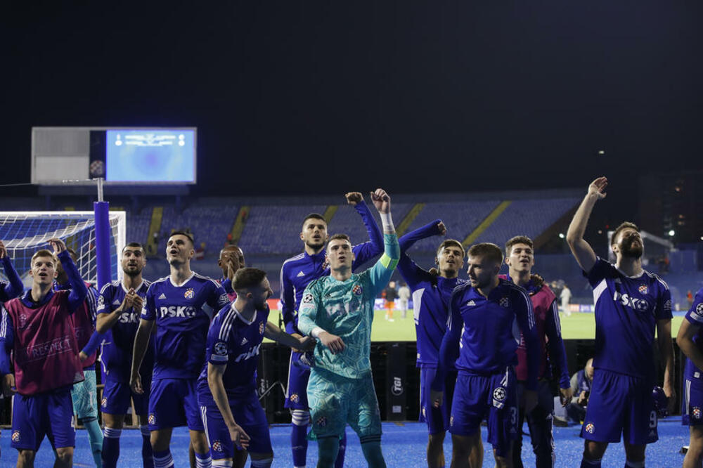 Fudbaleri Dinama iz Zagreba