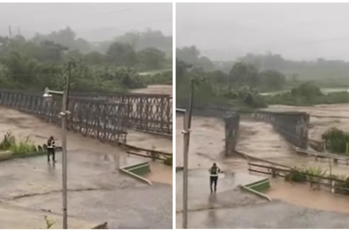 Puerto Riko ostao bez mosta, jeziv prizor nakon uragana