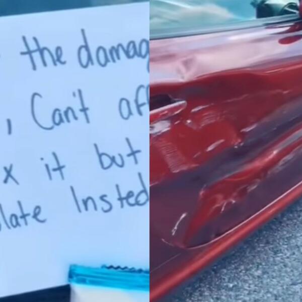 IZVINI ZA ŠTETU, ALI...: Našla auto u KATASTROFALNOM STANJU, a zbog poruke koja joj je ostavljena GORE MREŽE! VIDEO