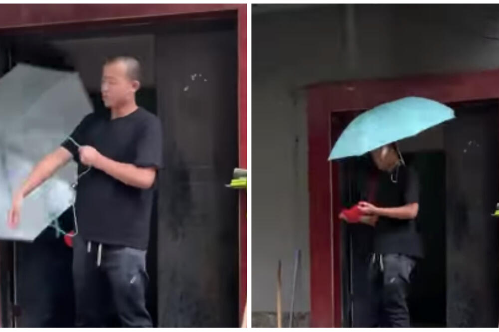 GENIJALNA IDEJA KAKO DA SE ZAŠTITITE OD KIŠE: Gledajte samo ovaj IZUM, nećete moći da VERUJETE SVOJIM OČIMA! VIDEO