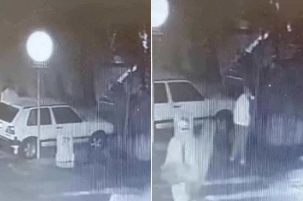 SNIMAK SA BEOGRADSKOG PARKINGA! Prolaznicima ništa nije bilo čudno, a on je URADIO JEZIVU STVAR! (VIDEO)