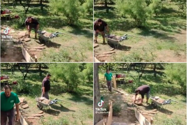 "VID' OVO, POD RUČNOM RADIM": Vojvođanin "ZASUKAO RUKAVE" na Zlatiboru, pa ZAKUKAO na SAV GLAS! Urnebesno! (VIDEO)