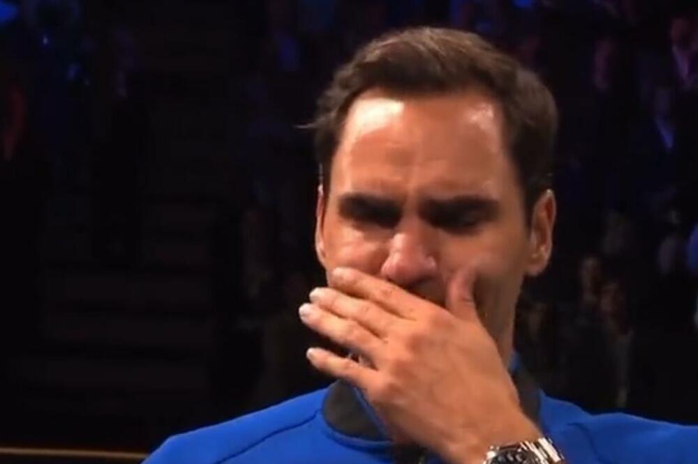 TRENUTAK KADA NIJE MOGAO DA SAKRIJE SUZE! Federer pogledao u Mirku i krenuo da plače! (VIDEO)