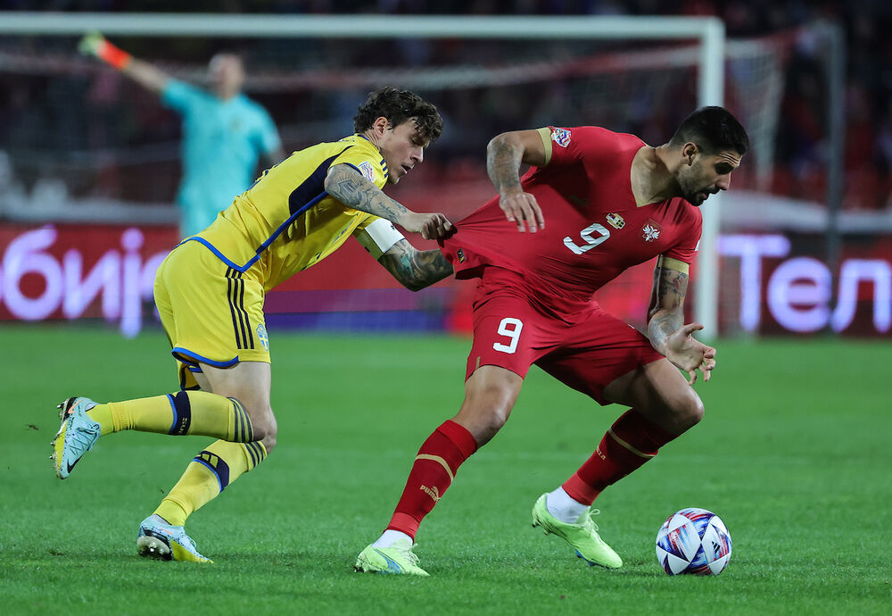 Aleksandar Mitrović, Fudbalska reprezentacija Srbije, Fudbalska reprezentacija Švedske