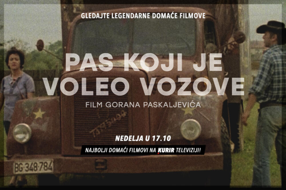 KULTNI FILM GORANA PASKALJEVIĆA NA KURIR TELEVIZIJI: Gledajte "Pas koji je voleo vozove" danas u 17.10 časova