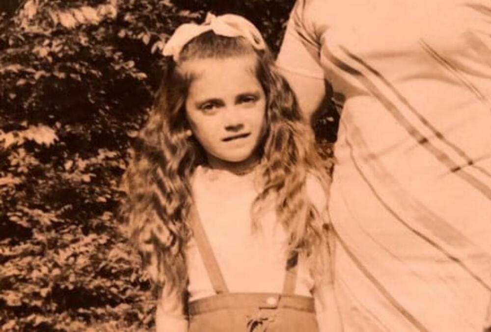 Indira Radić kada je bila mala