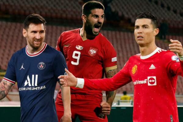 RONALDO I MESI, SKLONITE SE, MITROVIĆ JE 'TATA' ZA VAS! Napadač Srbije je u OVOME oduvao bogove fudbala!