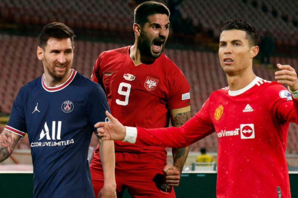 RONALDO I MESI, SKLONITE SE, MITROVIĆ JE 'TATA' ZA VAS! Napadač Srbije je u OVOME oduvao bogove fudbala!