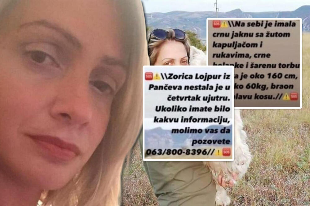 OGLASILA SE SESTRA ZORICE LOJPUR ZA ESPRESO! Evo šta se dešava sa nestalom! (FOTO)