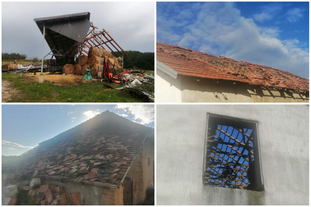 JOVANOVIĆIMA KROZ DVORIŠTE PROŠLA PIJAVICA I OSTAVILA PUSTOŠ: I oni jedva SPASILI ŽIVU GLAVU! (FOTO)