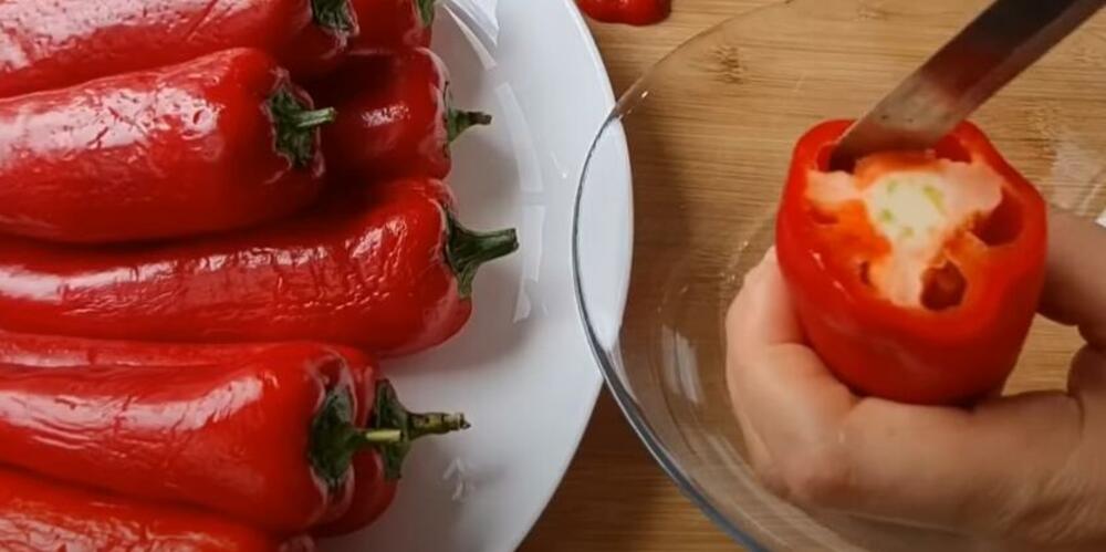 Posne punjene paprike