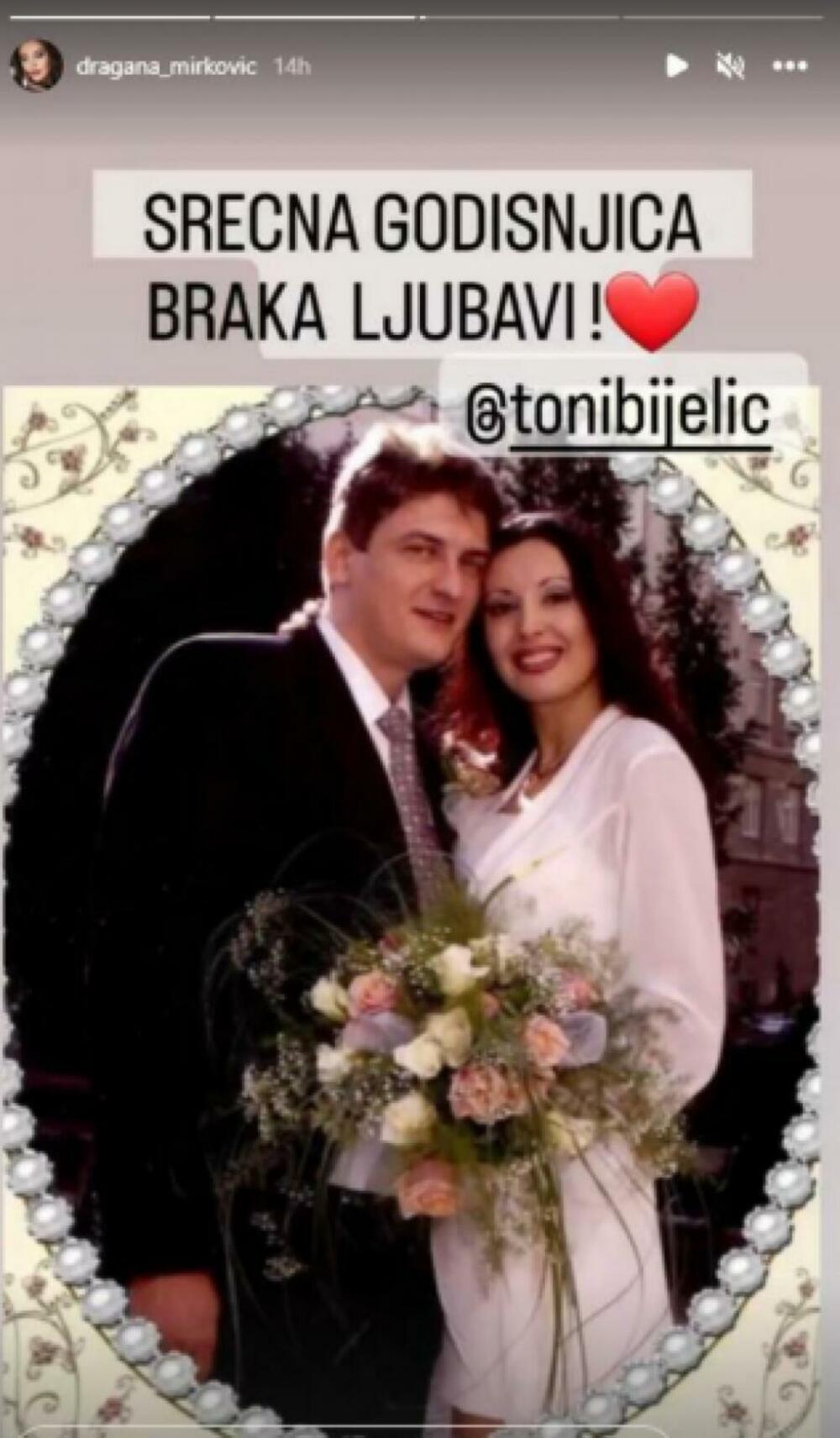 Dragana Mirković, Toni Bijelić