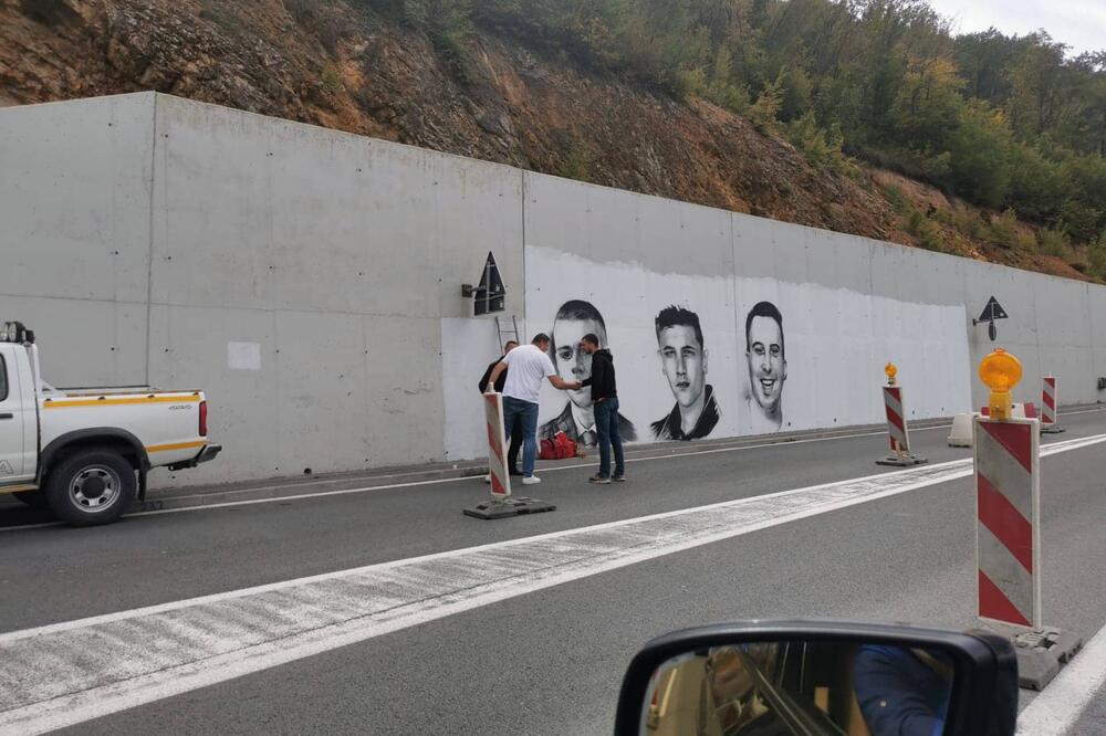 VLADIMIR, UROŠ, STEFAN I NIKOLA NIKADA NEĆE BITI ZABORAVLJENI: Oslikava se MURAL na mestu gde su IZGUBILI ŽIVOTE!