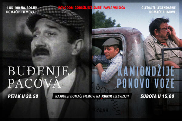 34 GODINE OD SMRTI PAVLA VUISIĆA: Ne propustite kultne uloge legendarnog glumca na Kurir televiziji