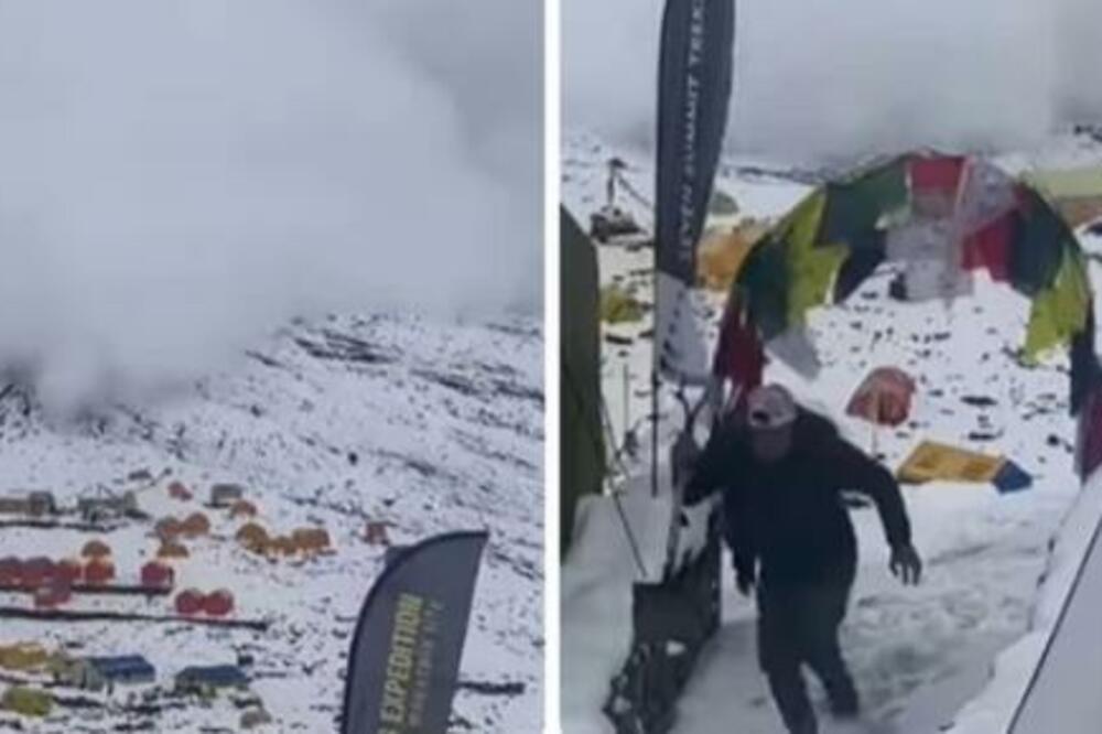 STRAŠNA LAVINA OBRUŠILA SE NA KAMPOVE: Snimak koji će vas ZALEDITI (VIDEO)