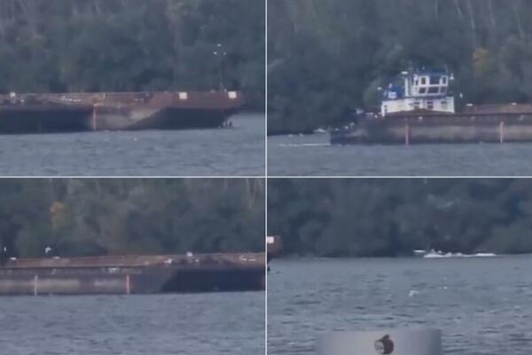 OBJAVLJENO ŠTA SE TRENUTNO DEŠAVA SA BRODOM KOJI SE NASUKAO U VINČI: Isplivao NOV snimak (VIDEO)