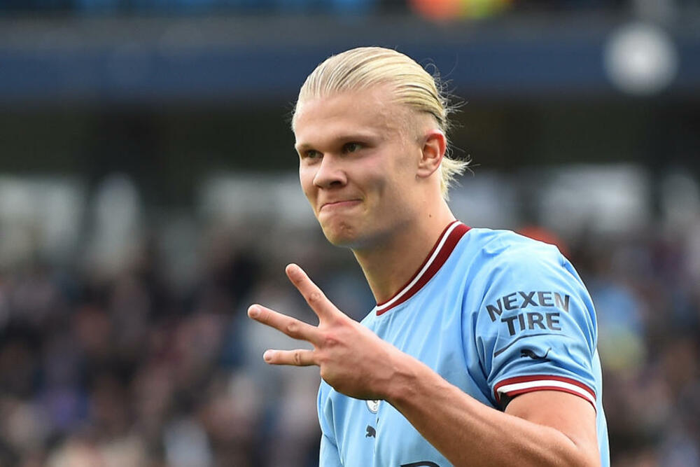 Erling Holand u dresu Mančester sitija