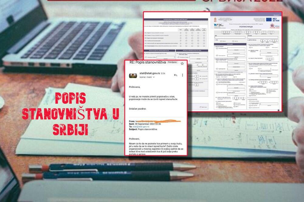"NE PRIMAM NEPOZNATE U KUĆU": Iz RZS-a odgovorili da li POPIS može da se obavi ISPRED stana ili kuće!