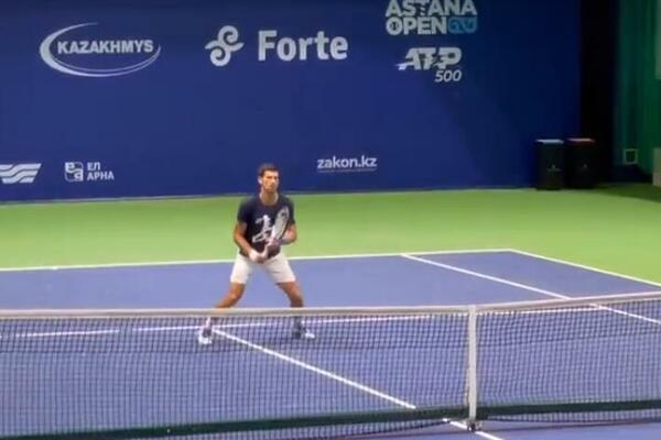 SAMO DAN NAKON FINALA U TEL AVIVU! Đoković ponovo igrao tenis sa Čilićem, ovoga puta u Astani! (VIDEO)