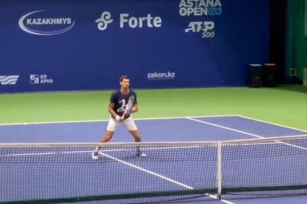 SAMO DAN NAKON FINALA U TEL AVIVU! Đoković ponovo igrao tenis sa Čilićem, ovoga puta u Astani! (VIDEO)