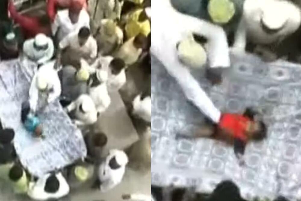 ZAPLAKAĆETE KAD VIDITE ŠTA RADE MALOJ DECI: Najbizarniji ritual ikada, JEZIVO JE (VIDEO)