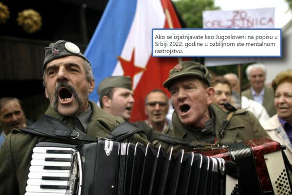 "AKO SE IZJAŠNJAVATE KAO JUGOSLOVENI NA POPISU U SRBIJI...": Na Tviteru BUKTI RAT- za JUGONOSTALGIČARE i PROTIV!