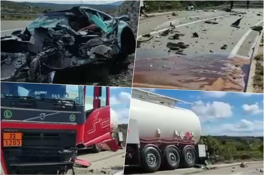 GLEDATE NA SVOJU ODGOVORNOST! Uznemirujući snimak teške SAOBRAĆAJNE NESREĆE u Hrvatskoj