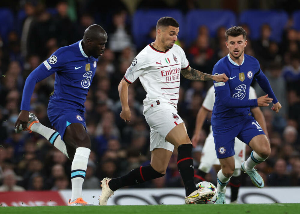 Rade Krunić na utakmici Čelsija i Milana