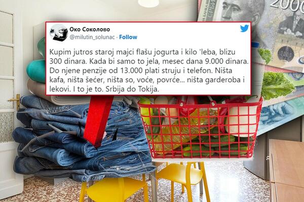 "KUPIM JUTROS STAROJ MAJCI FLAŠU JOGURTA I KILO LEBA, KAD ONO 300 DINARA": Najtužnija rečenica koju ćete danas ČUTI