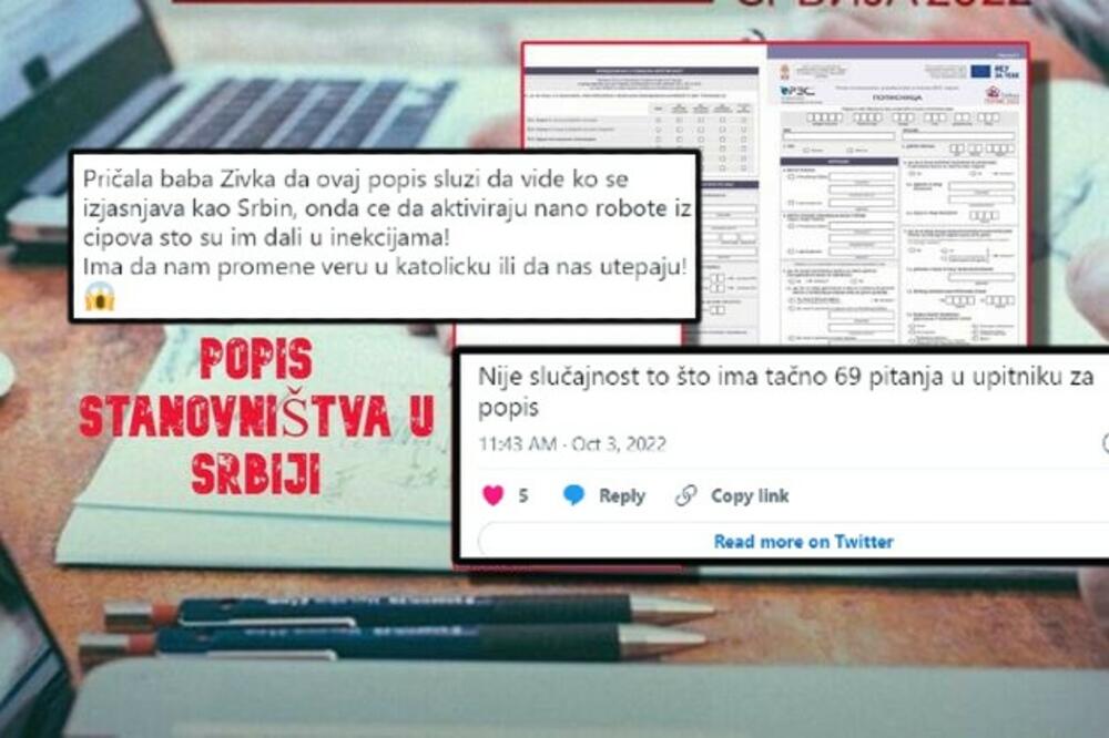 SRBI SE UZJOGUNILI ZBOG NAVODNIH LAŽNIH POPISIVAČA, A OVO JE PRAVA ISTINA: Evo kako da ih prepoznate NA KECA