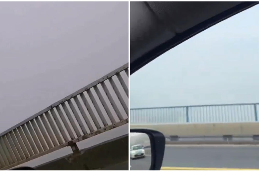 ČARDAK NI NA NEBU NI NA ZEMLJI: Ovako izgledaju BEOGRADSKI MOSTOVI ovog jutra, KO IZ NARODNE BAJKE! (VIDEO)