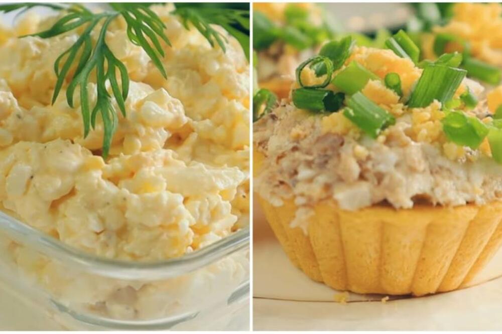 OVE GODINE NAPRAVITE ZA ČAS NAJNOVIJA PREDJELA ZA SLAVU: Mimoza namaz i jevrejska salata - BRZ LAK RECEPT! (VIDEO)