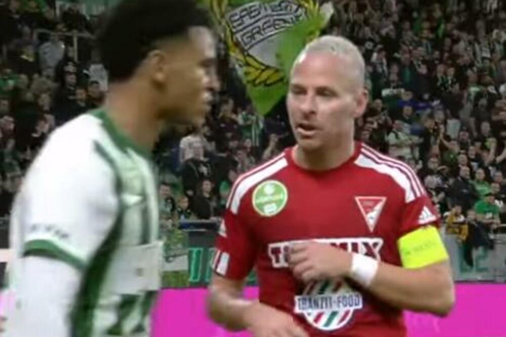 SKANDAL U MAĐARSKOJ PRED DOLAZAK ZVEZDE: Igrač Ferencvaroša PLJUNUO ka starom provokatoru! (VIDEO)