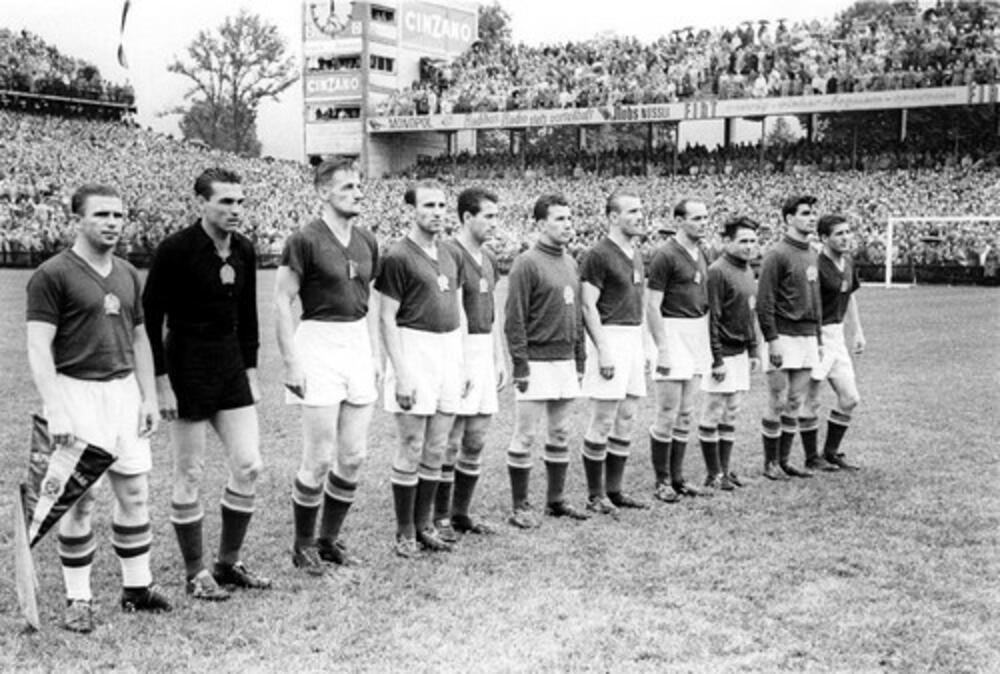 Fudbaleri Mađarske pred finale SP 1954