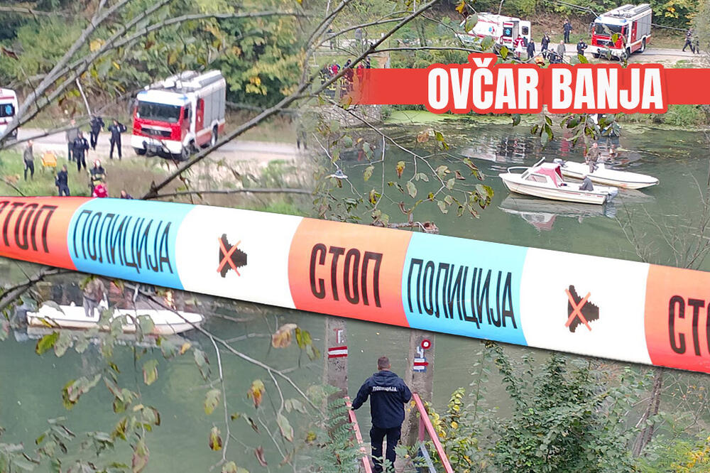 ESPRESO U OVČAR BANJI: Čamcima izvlače one KOJI SU PALI S MOSTA, ronioci tragaju za nestalima (FOTO)