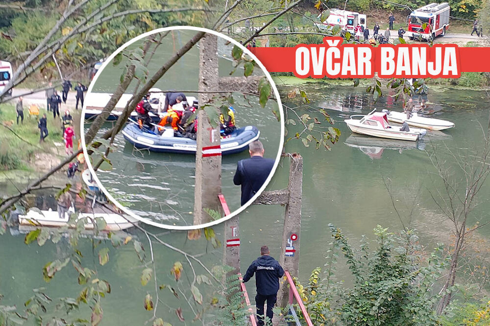 ESPRESO NA LICU MESTA! IZVLAČE BEŽIVOTNO TELO IZ NABUJALE REKE: Preteška scena kod Ovčar Banje (VIDEO)