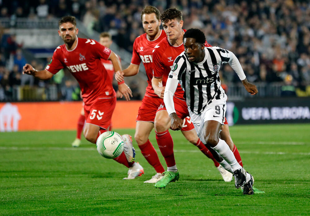 Detalj sa utakmice Partizana i Kelna