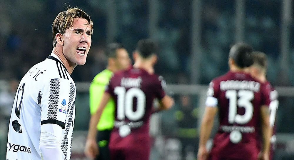 Dušan Vlahović slavi gol protiv Torina