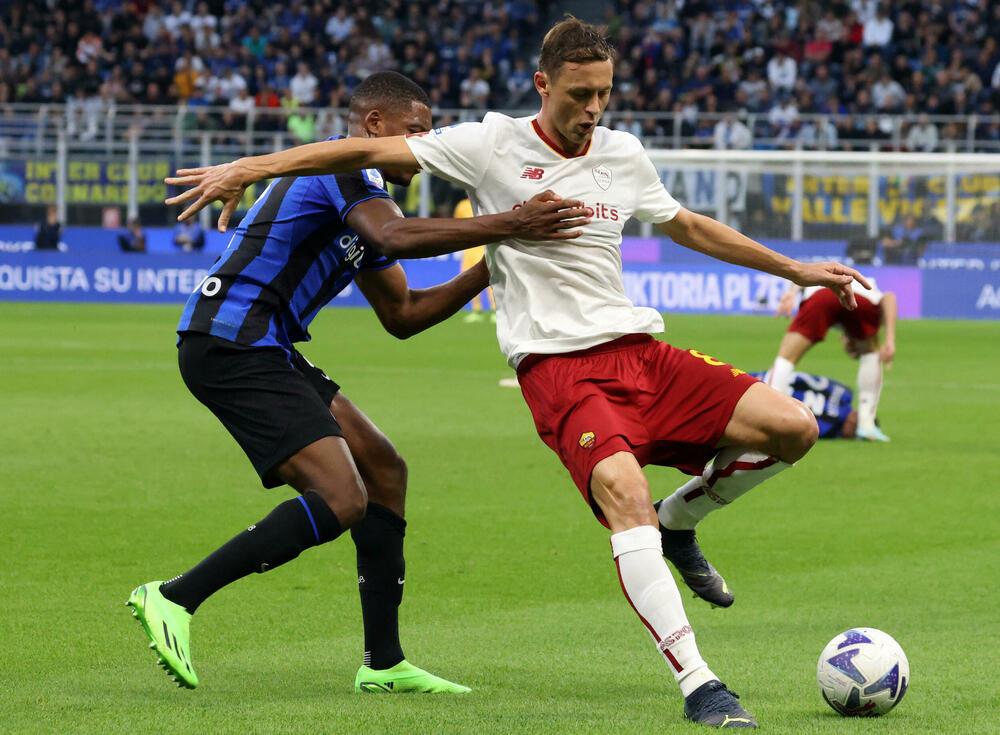 Nemanja Matić na utakmici Intera i Rome