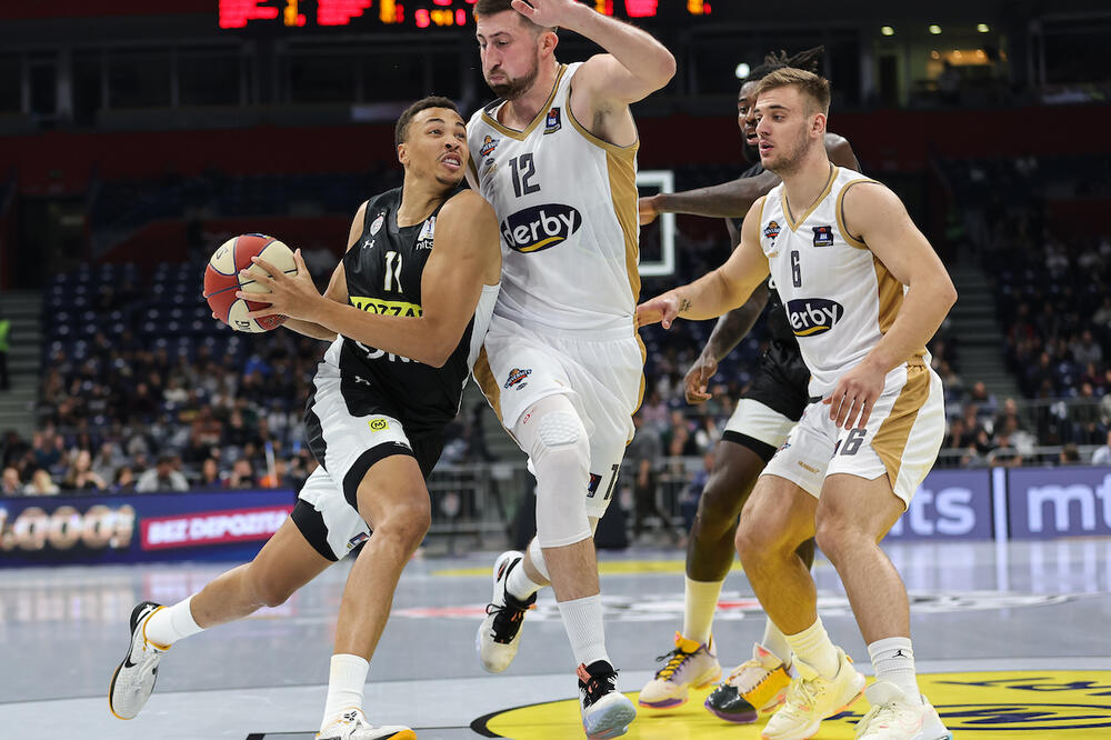 PARTIZAN SE MUČIO, ŽOC BESNEO! Studentski centar izdržao tri četvrtine, crno-beli ipak slavili pred Grobarima!