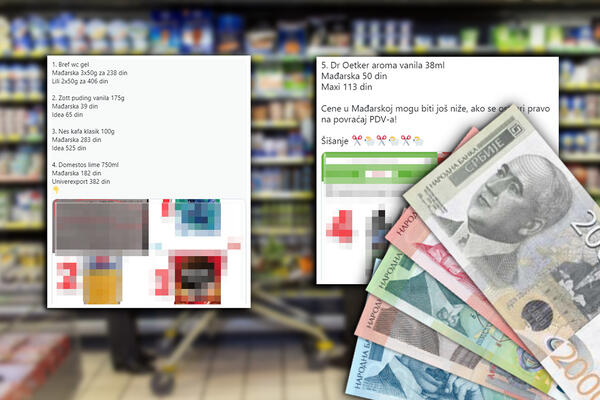 UPOREDILI SMO CENE PROIZVODA U MAĐARSKOJ I SRBIJI, RAČUNICA JE NEVEROVATNA: Šišaju nas od "PUDINGA do SANITARIJA"