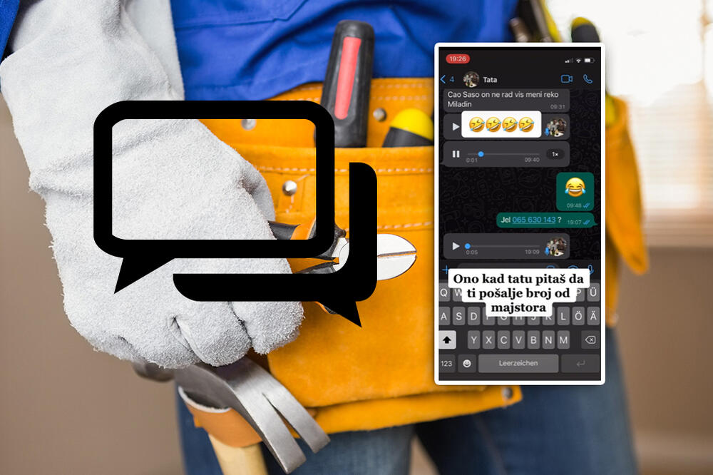 SRBI ĆE RAZUMETI! Sin tražio od oca broj majstora, cela PREPISKA se pojavila na internetu i NASMEJALA NAS POŠTENO!