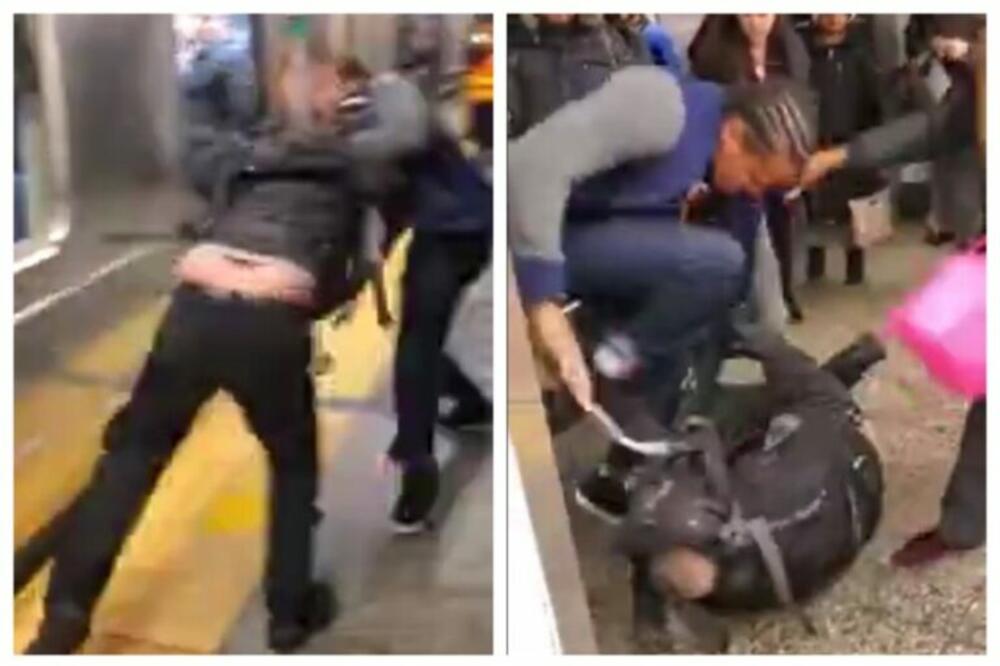 OVAJ SNIMAK GLEDAJTE SAMO NA SVOJU ODGOVORNOST: Američki veteran pobegao iz Ukrajine, pa dobio batine kao nikad